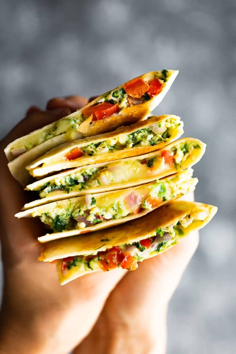 Breakfast-for-Lunch Quesadilla