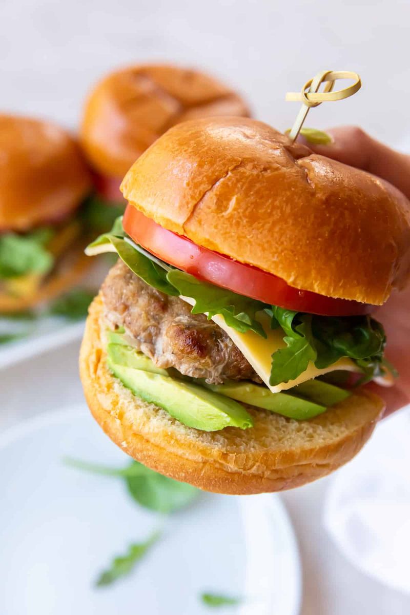 Air Fryer Turkey Burgers