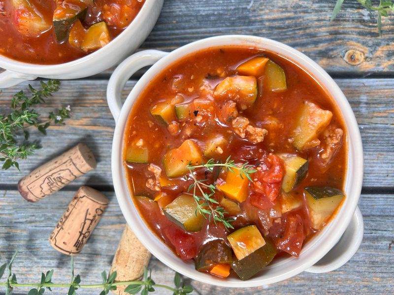 Mediterranean Sausage And Vegetable Stew