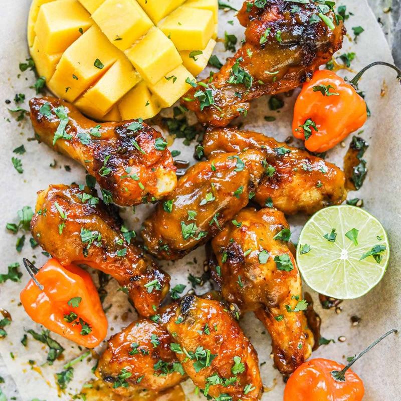 Mango Habanero Wings