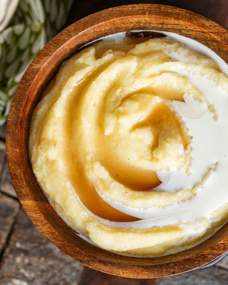 Cornmeal Mush With Syrup
