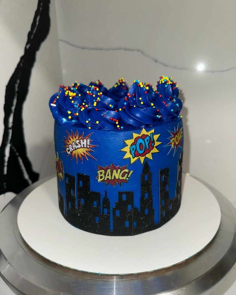 Classic Comic Book Cake
