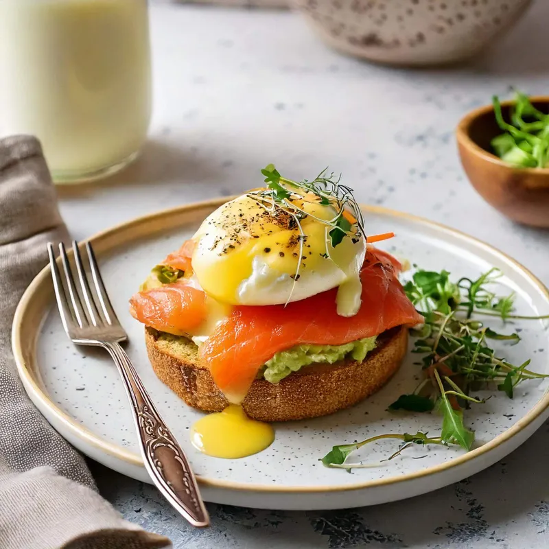 Smoked Salmon & Dill Benedict