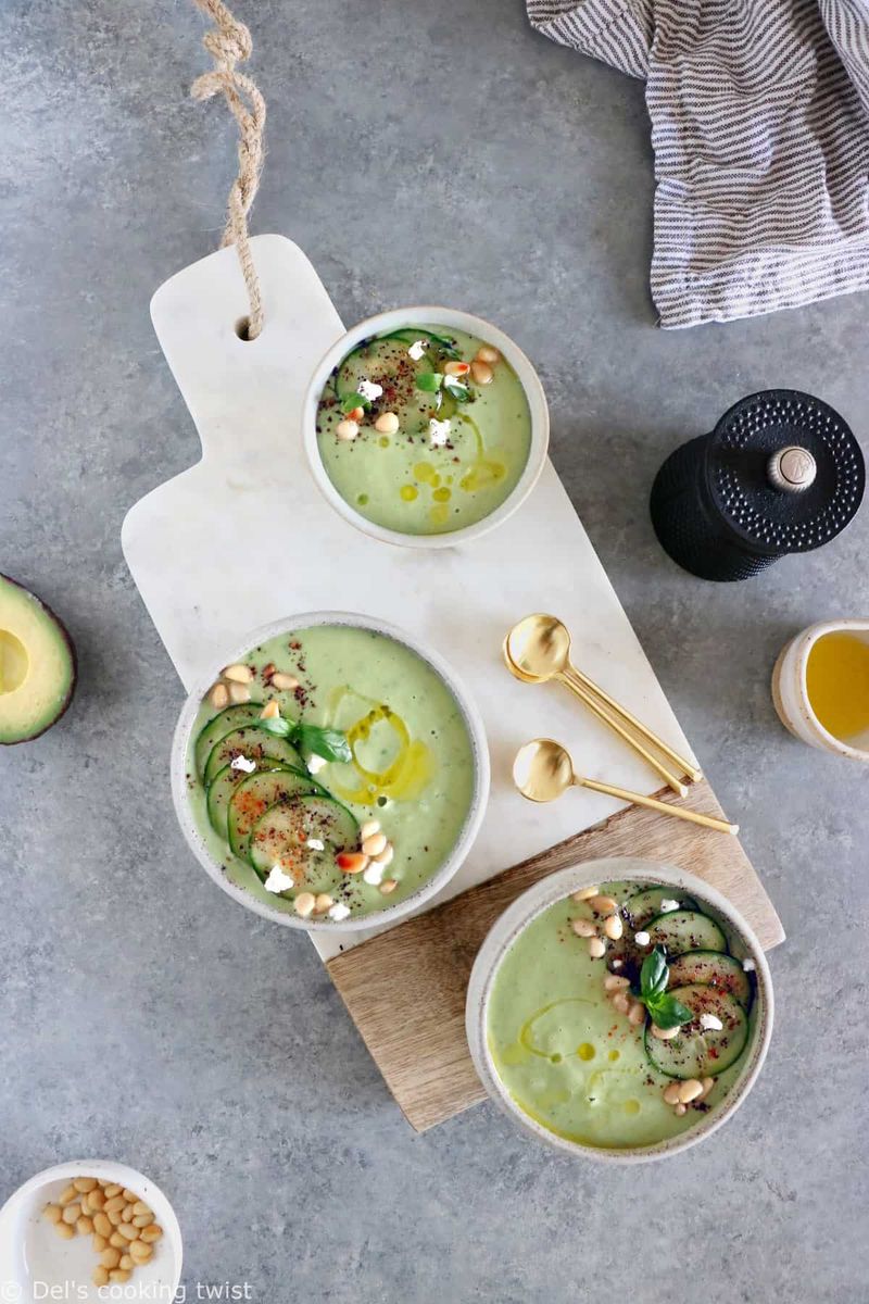 Cucumber Avocado Soup