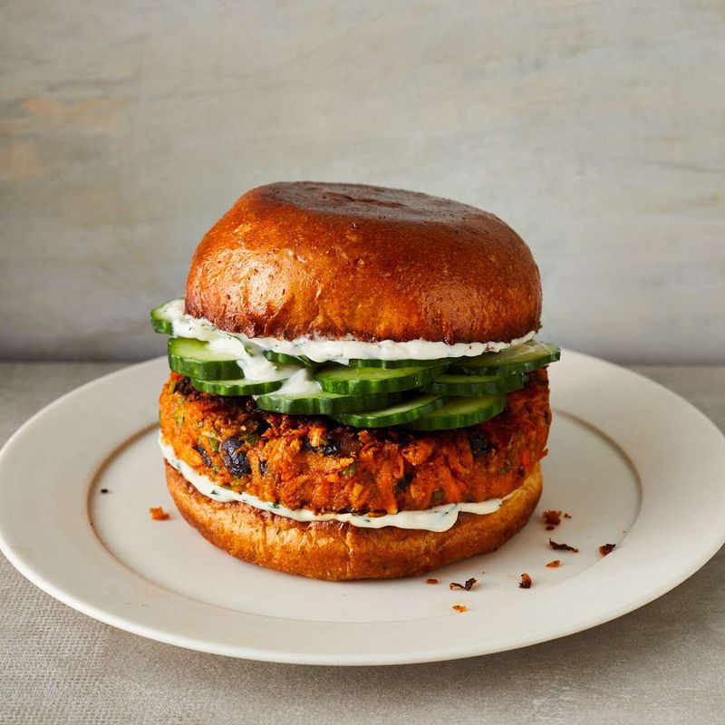 Sweet Potato Black Bean Burgers