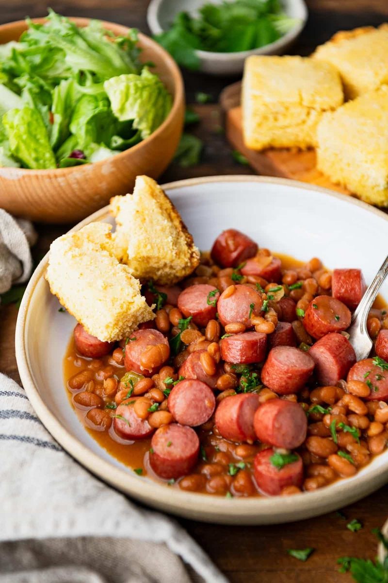 Bean And Hot Dog Stew