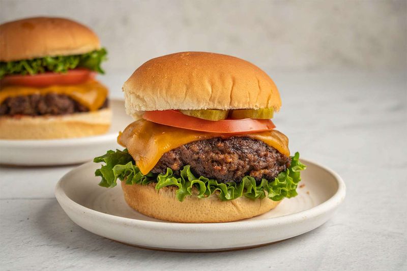 Hamburgers With Seasoned Salt
