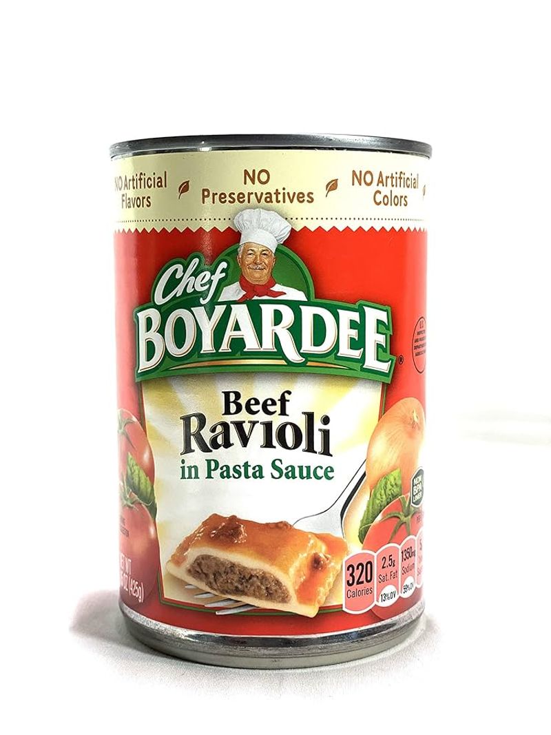 Tinned Ravioli