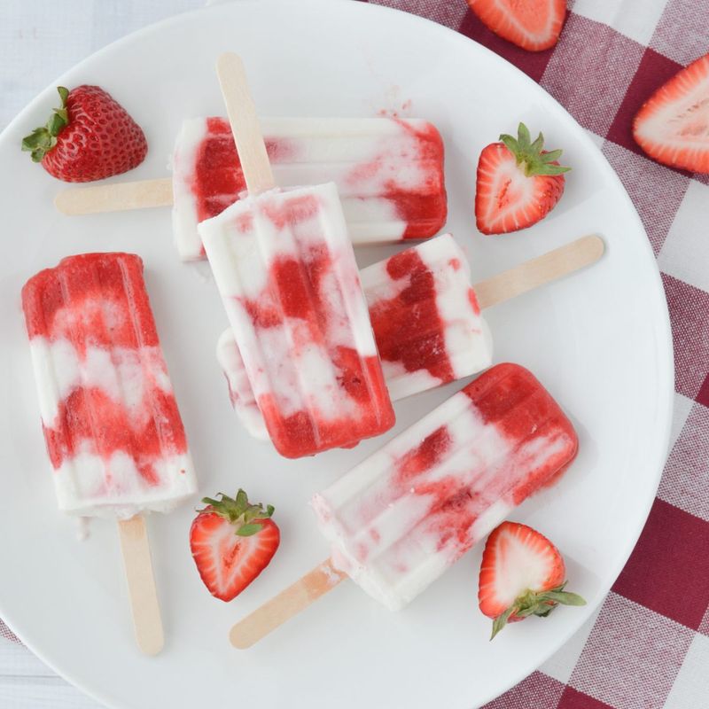 Tie-Dye Yogurt Swirls