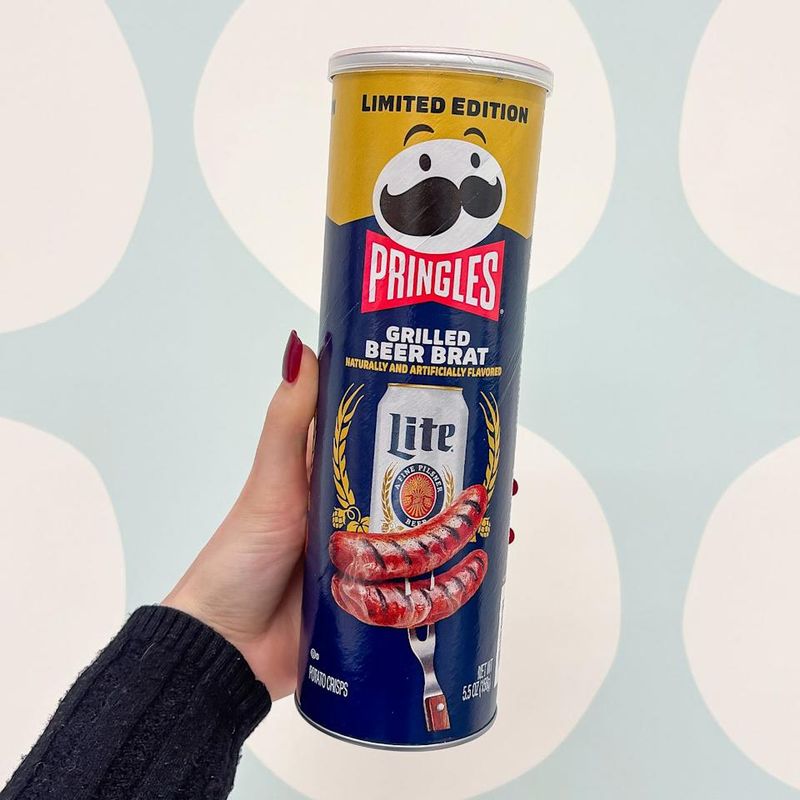 Smoky Grilled Beer Brat Pringles