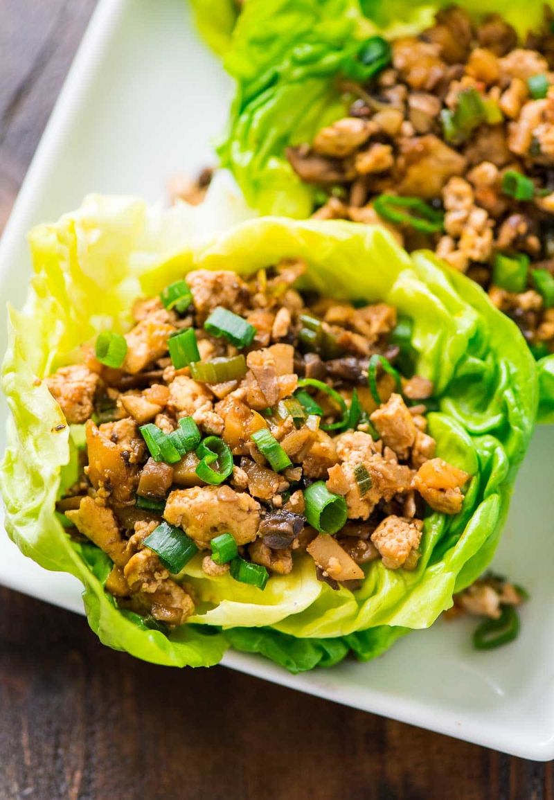 Turkey And Vegetable Lettuce Wraps
