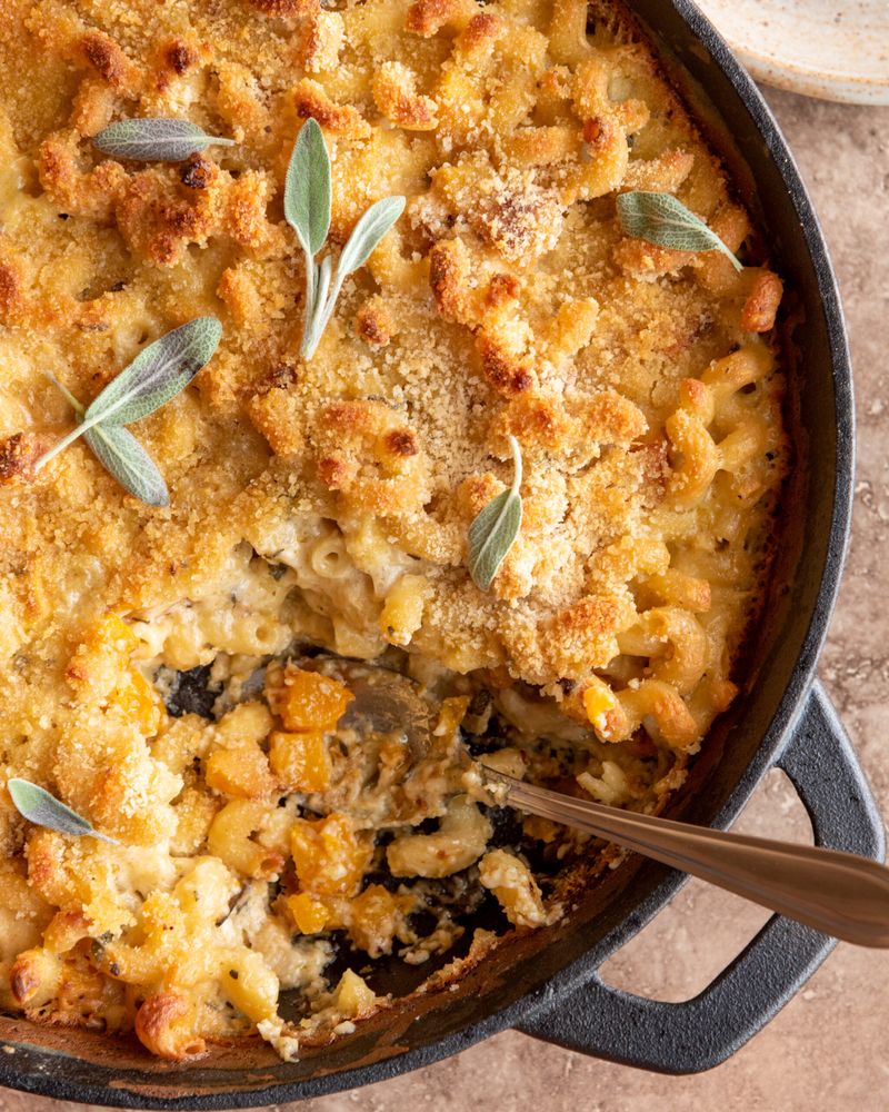 Butternut Squash Mac With Sage