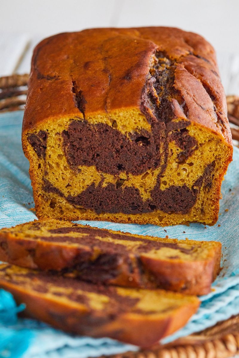 Chocolate Pumpkin Swirl Bread