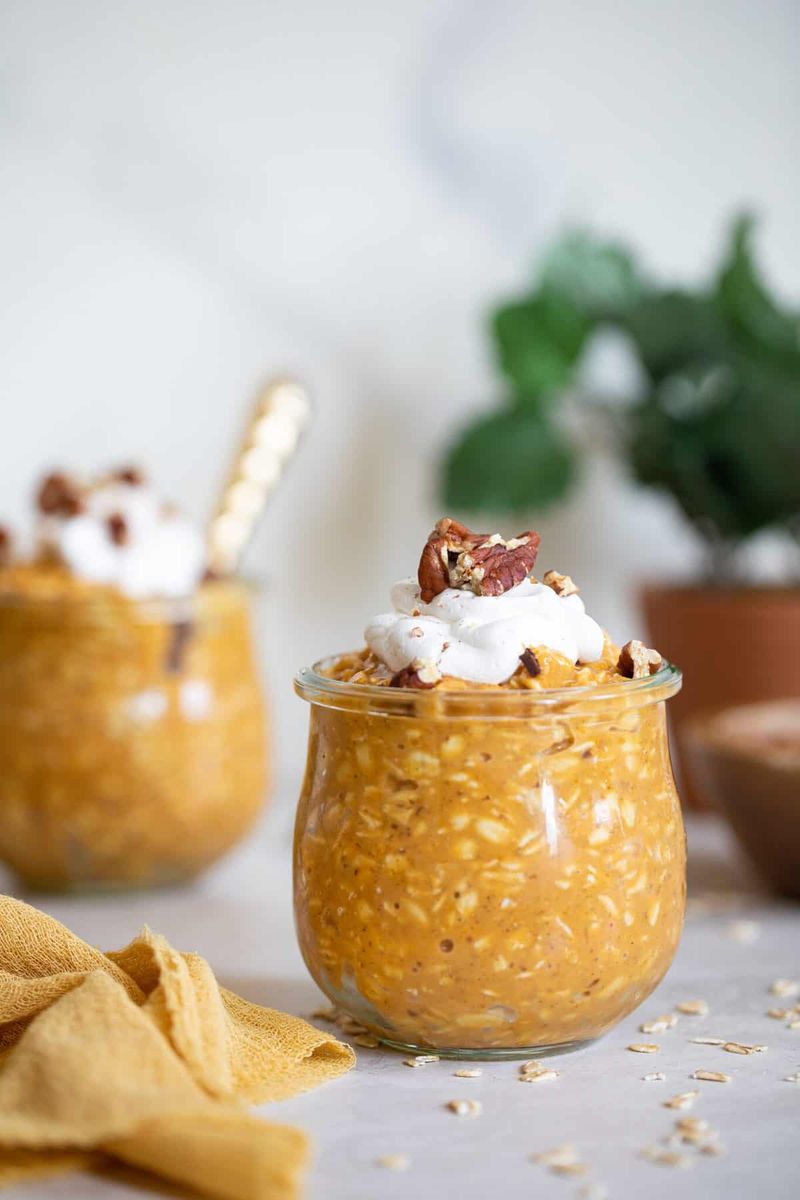 Maple Pumpkin Overnight Oats