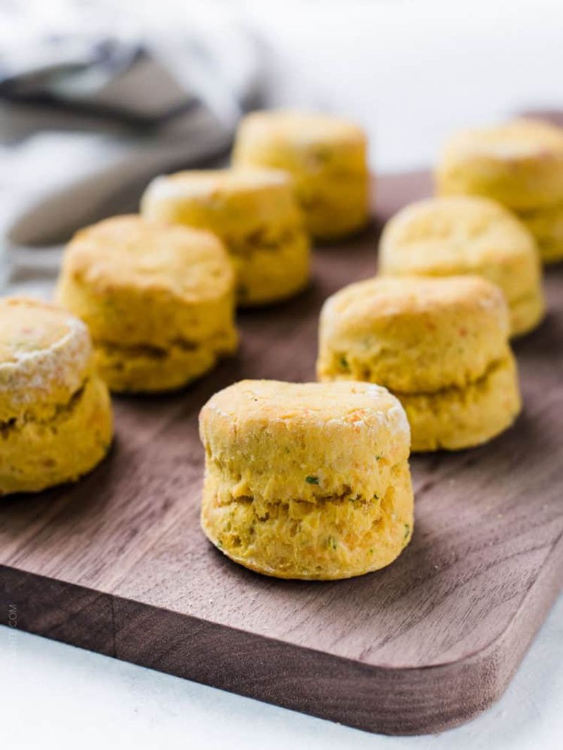 Pumpkin Cheddar Biscuits
