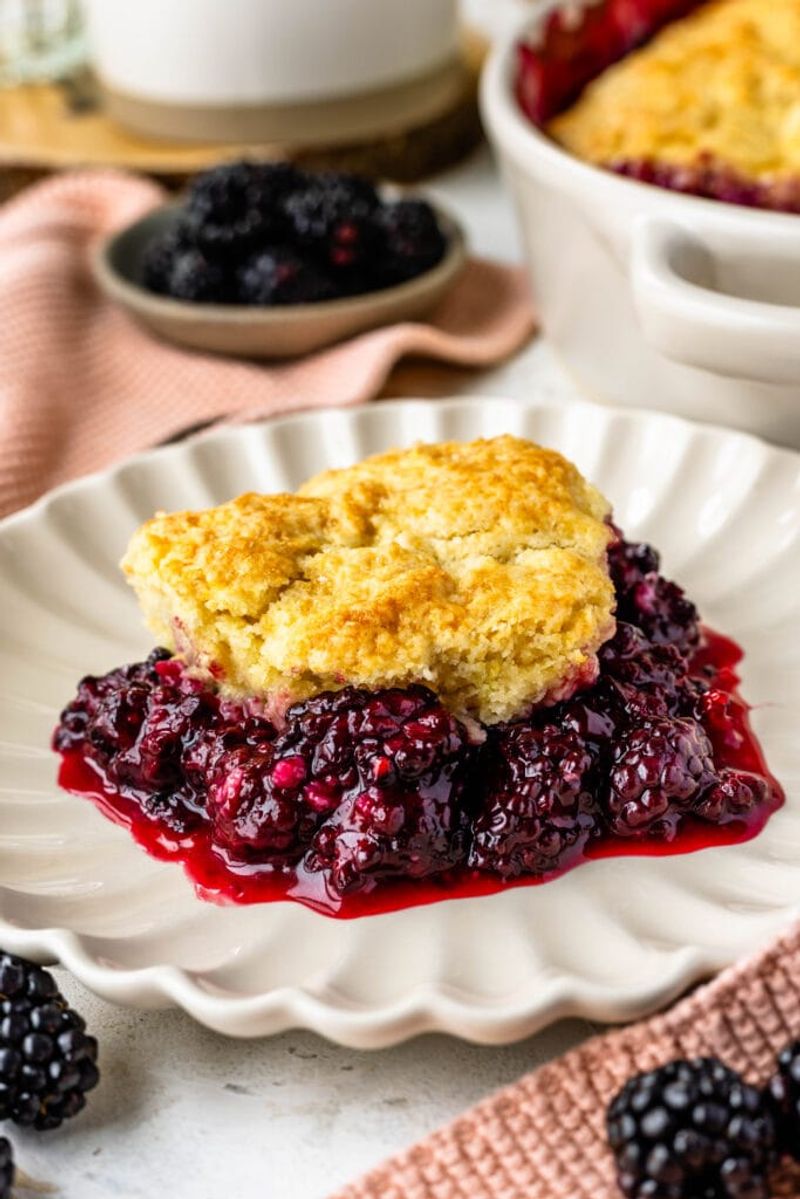 Blackberry Cobbler Pie