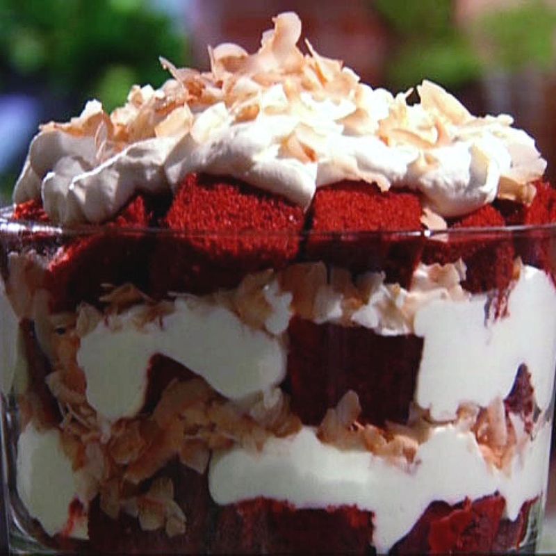 Red Velvet Tiramisu Trifle
