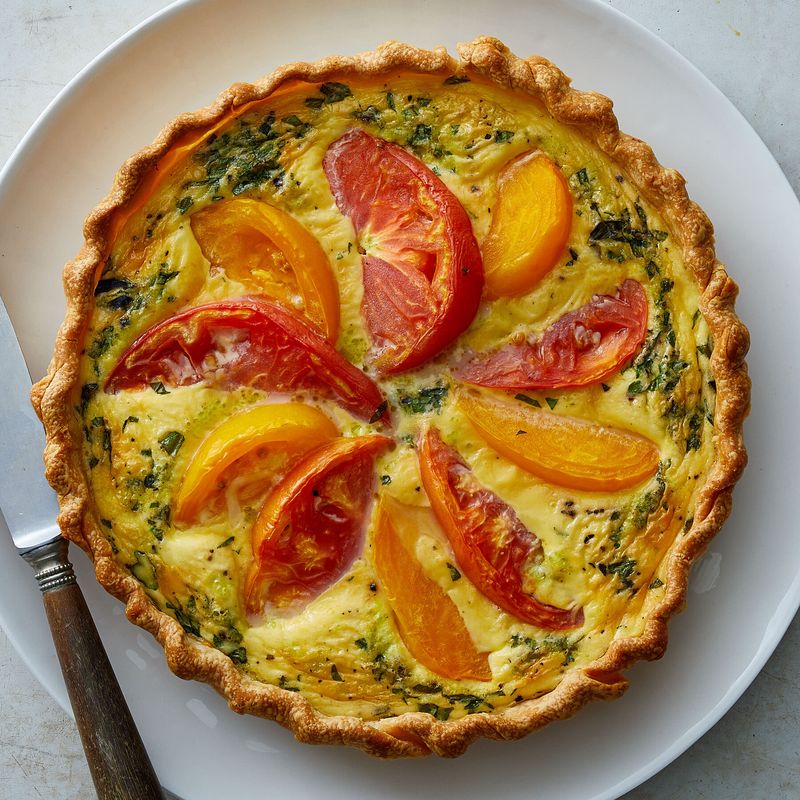 Golden Jubilee Tomato Tart