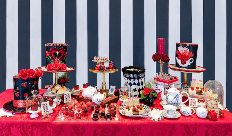 Alice In Wonderland Dessert Table