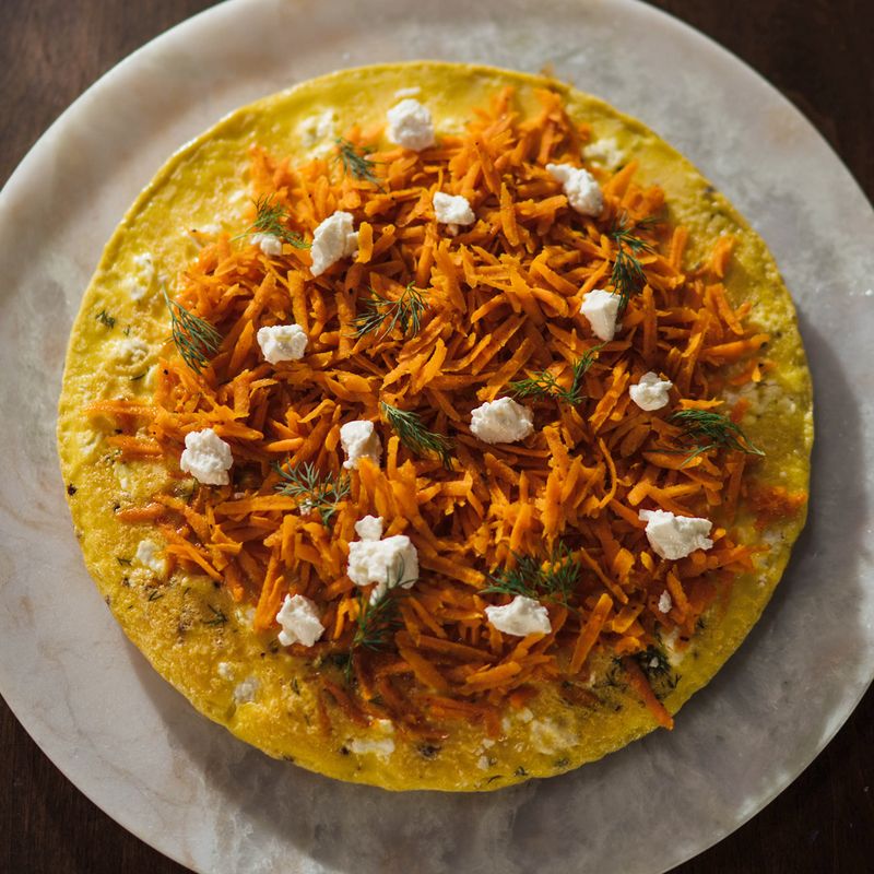 Hearty Carrot Top Frittata