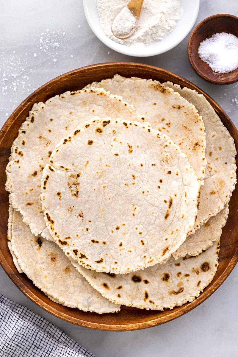 Cassava Flour Tortillas