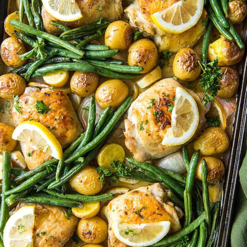 Sheet Pan Lemon Herb Chicken