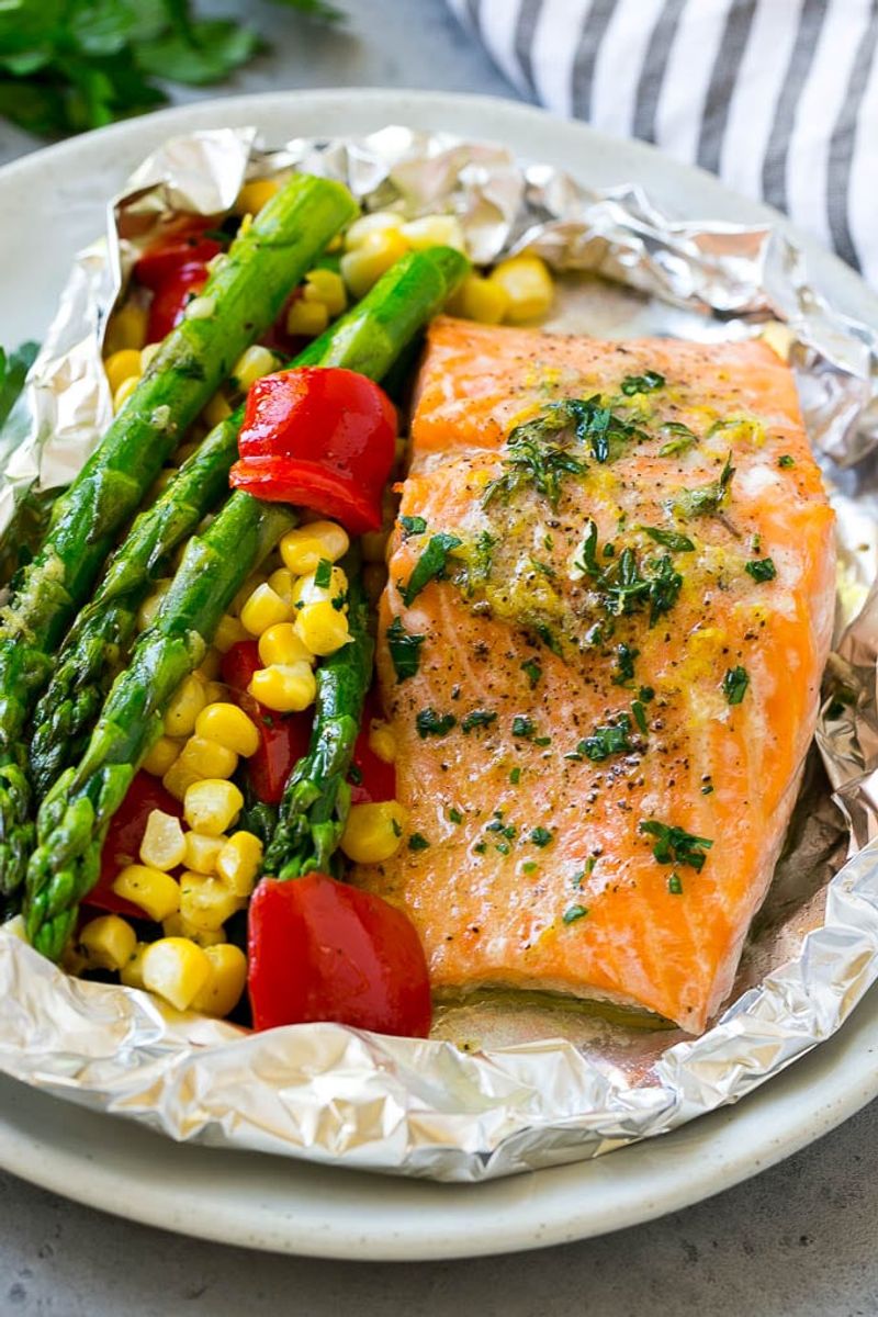 Salmon Foil Packets