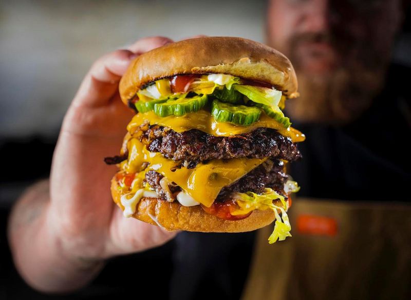Smash Burgers On The Grill