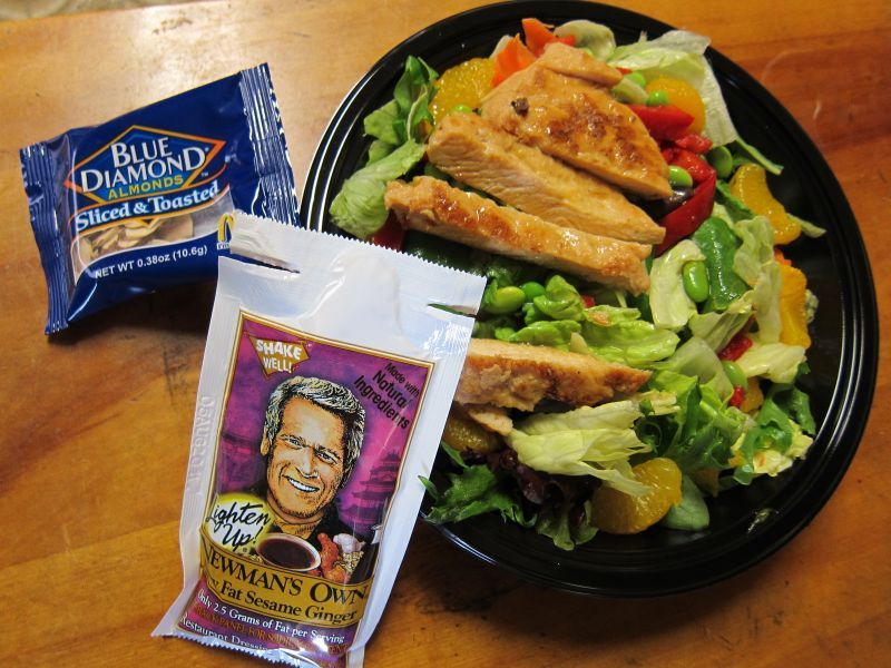 Side Salad With Low-Fat Dressing