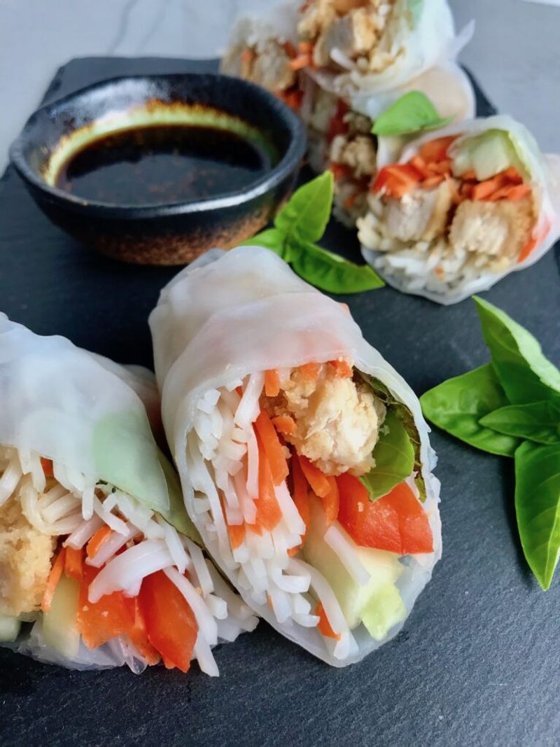 Teriyaki Chicken Rice Wraps