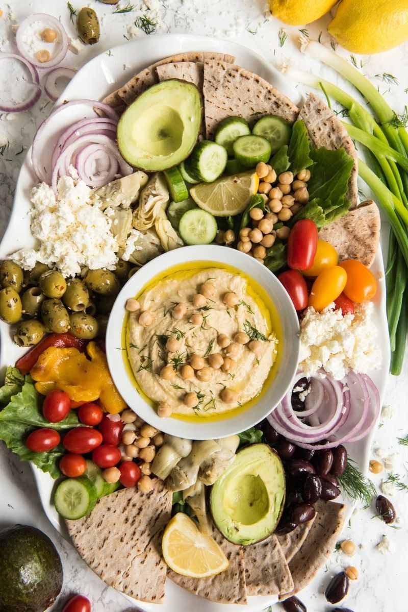 Five-Minute Hummus Plate
