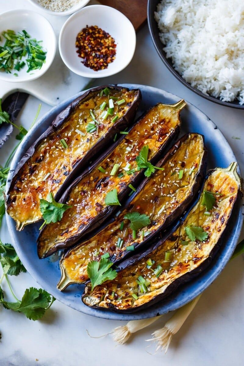Miso-Glazed Japanese Eggplant