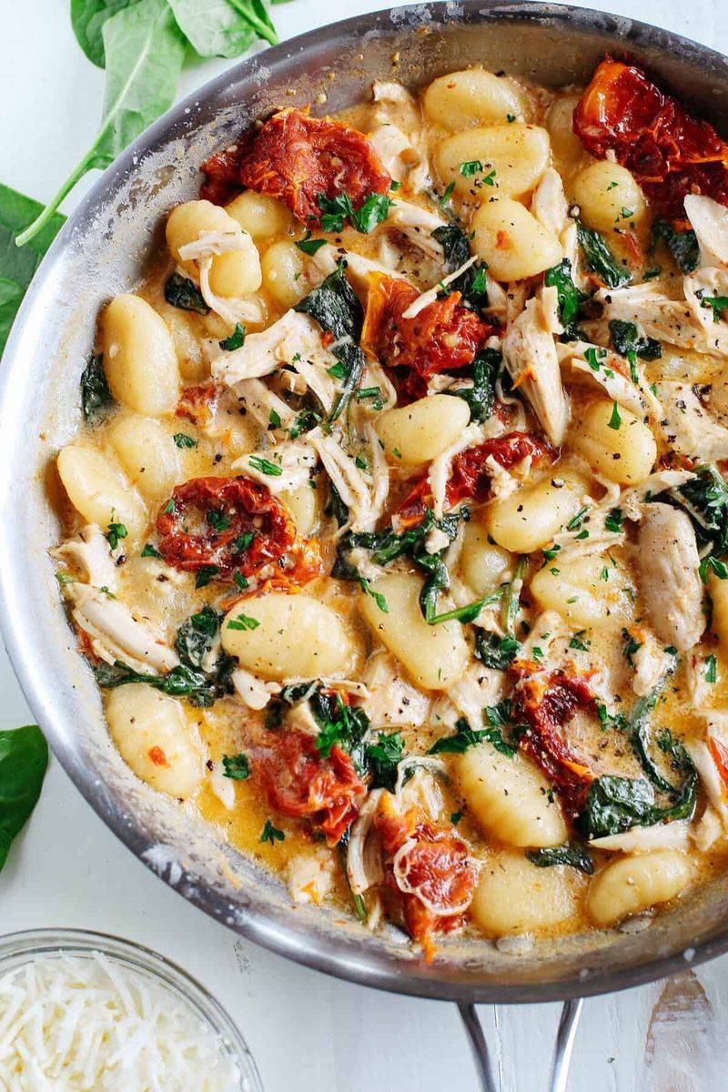 Sun-Dried Tomato And Chicken Gnocchi