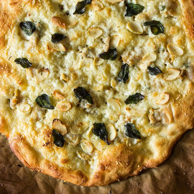 White Clam Pizza
