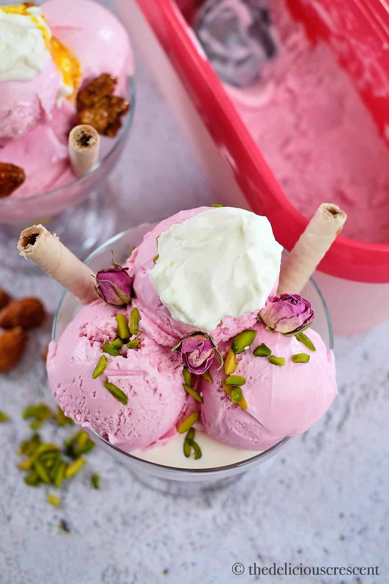 Gulkand Ice Cream