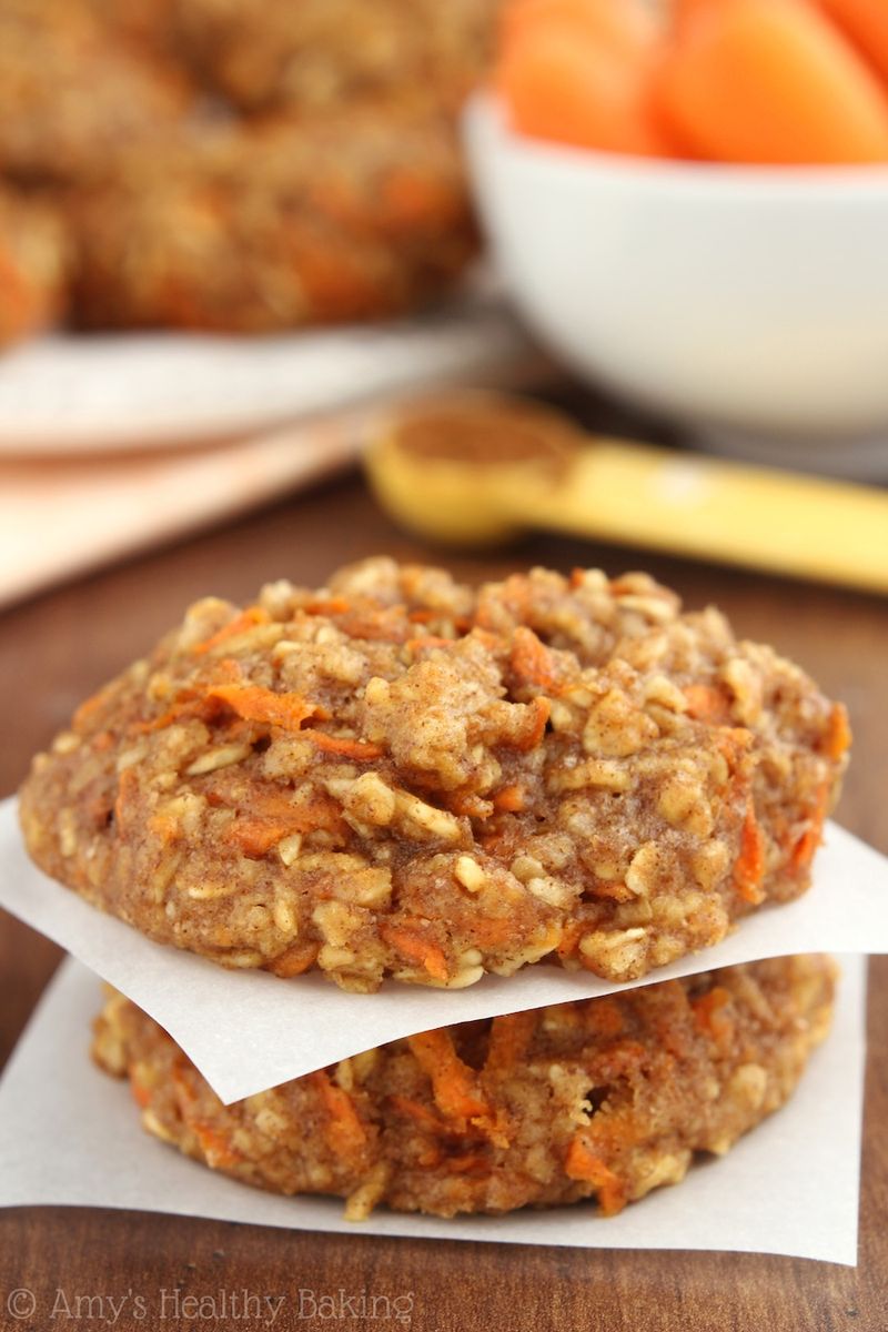 Carrot Cake Breakfast Cookies