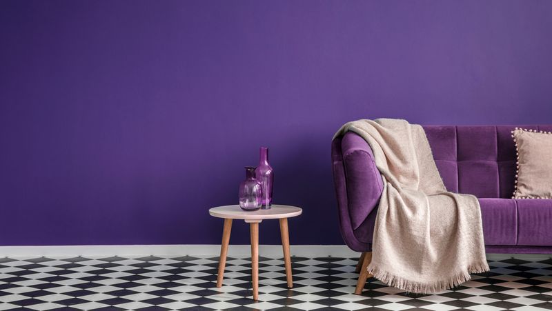 Blackberry Purple Deepens Spaces