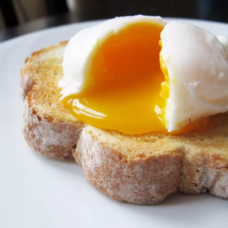 Eggs With Runny Yolks