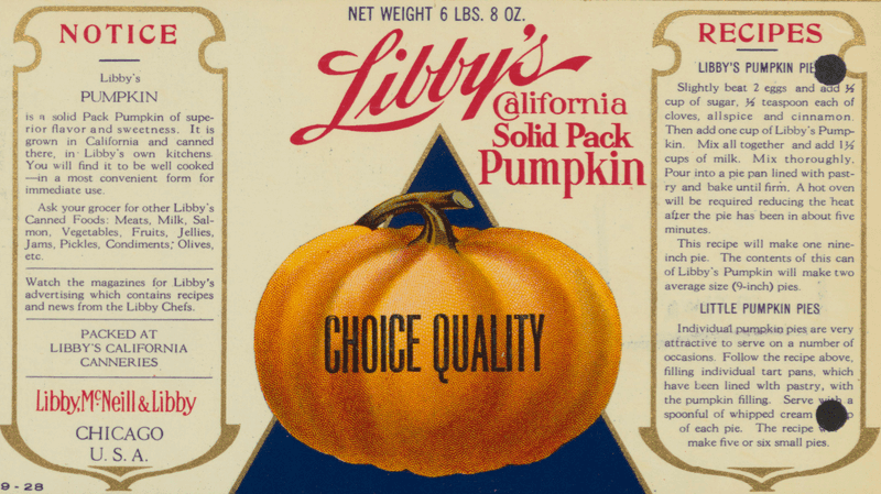 Libby's Exploding Pumpkin Cans (1975)
