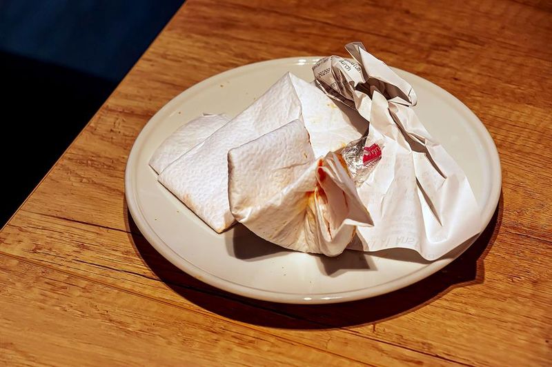 Napkin Origami Gone Wrong