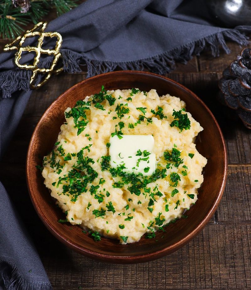 Turnip Mash With Lard