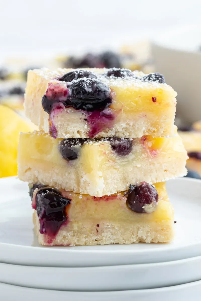 Lemon Blueberry Magic Bars
