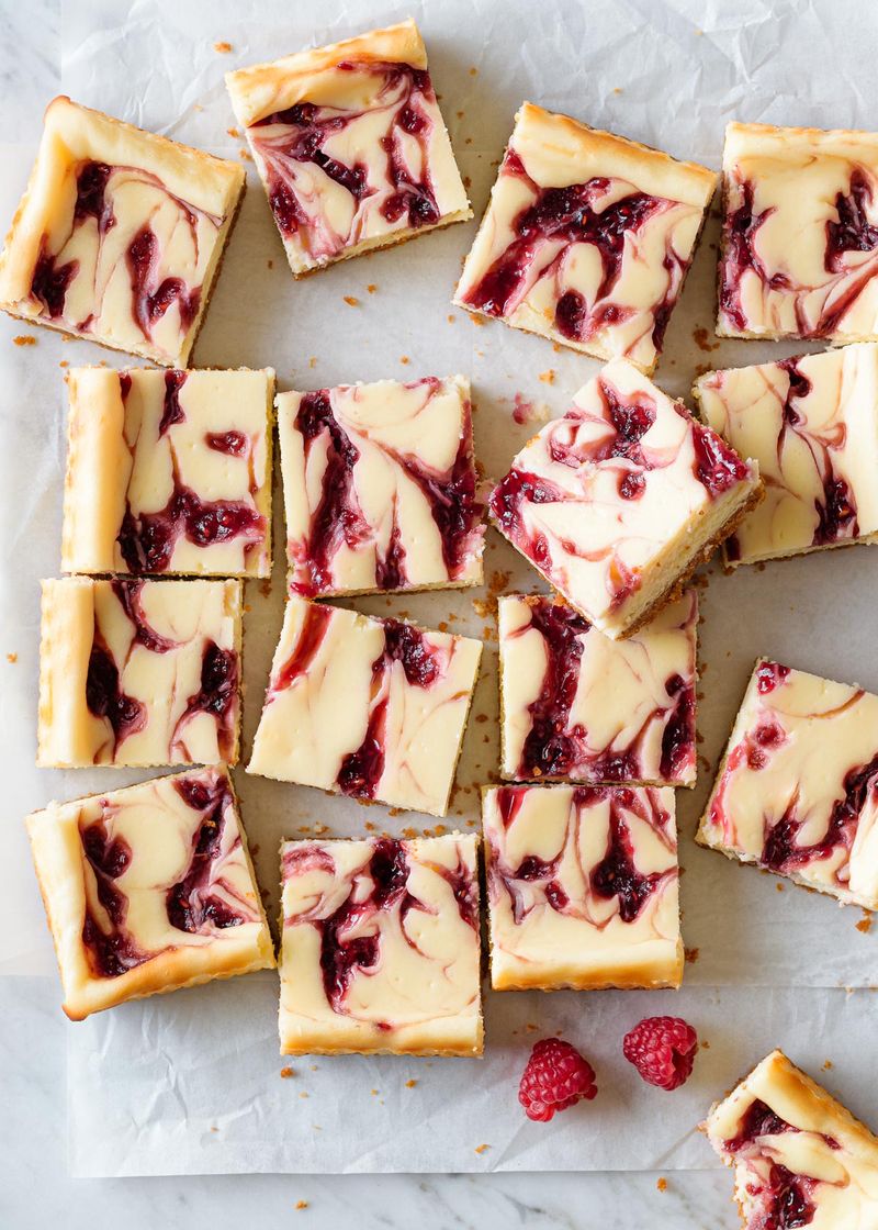 White Chocolate Raspberry Bars