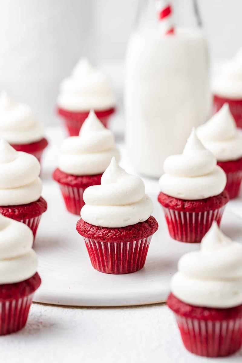 Mini Red Velvet Cupcakes