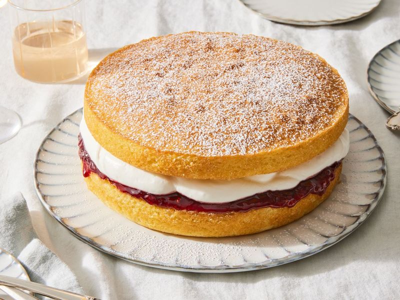 Sponge Cake Breakfast