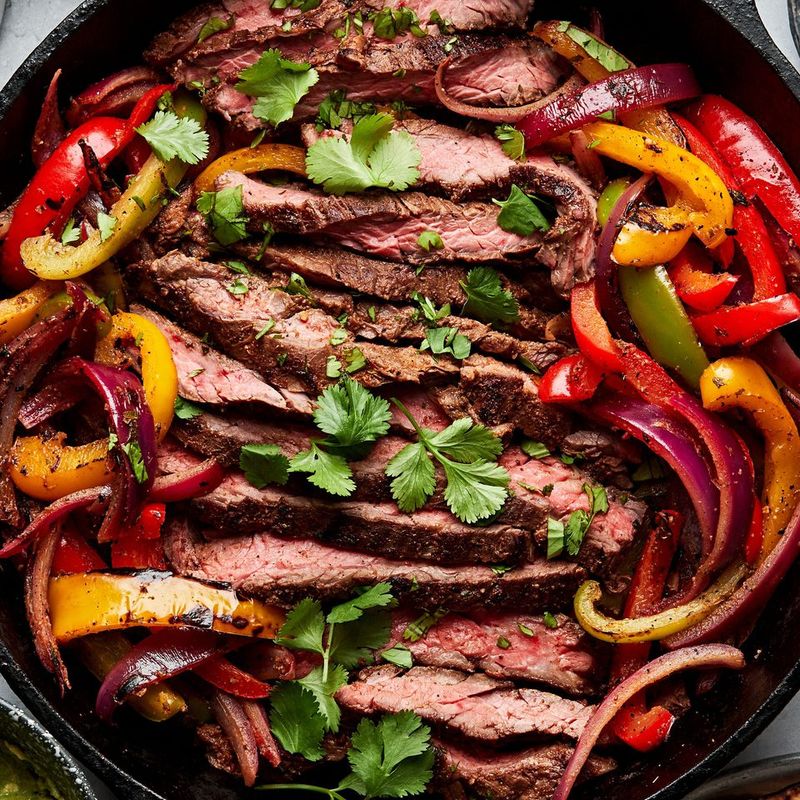 Saturday Dinner: Sizzling Steak Fajitas