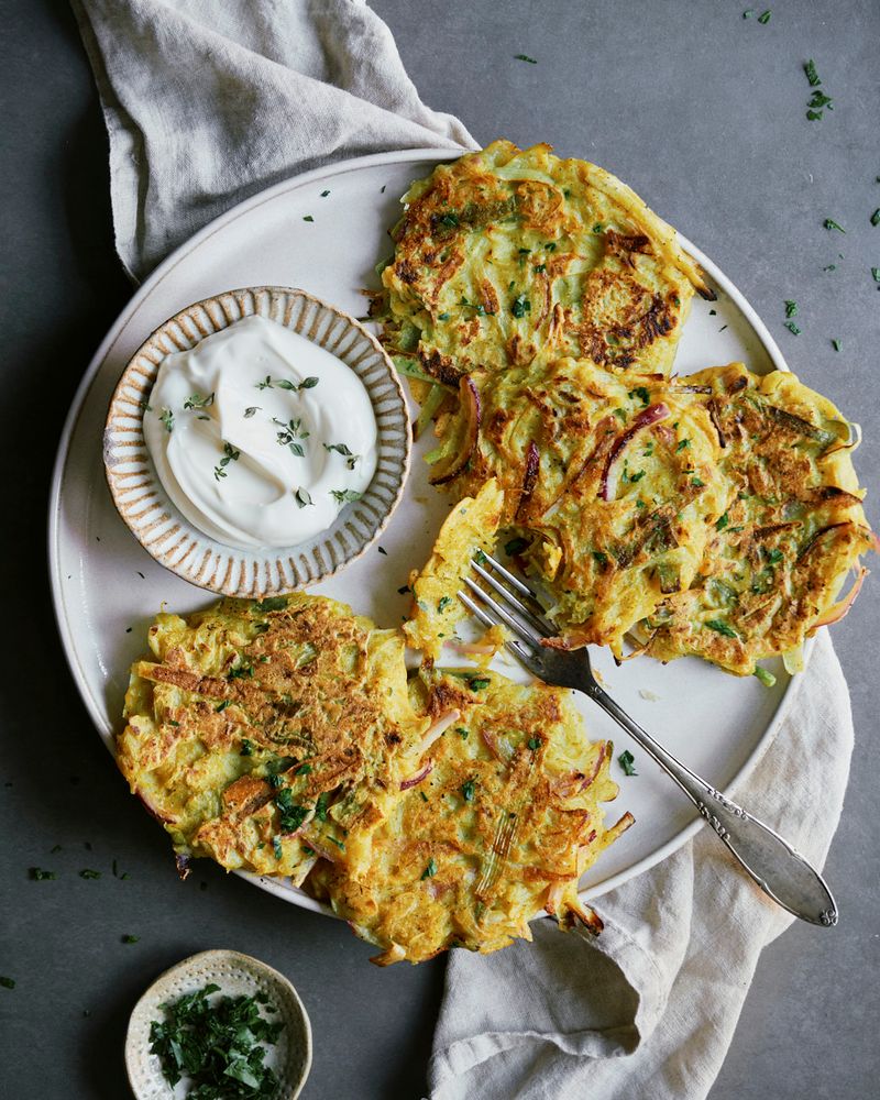 Savory Sauerkraut Pancakes Or Fritters