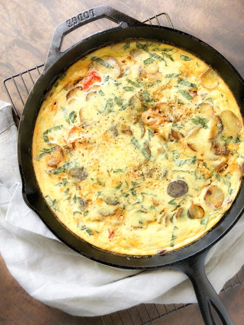 Tuscan Sausage And Kale Frittata