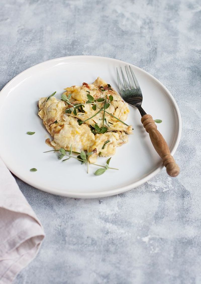 Add To Scrambled Eggs Or Omelets