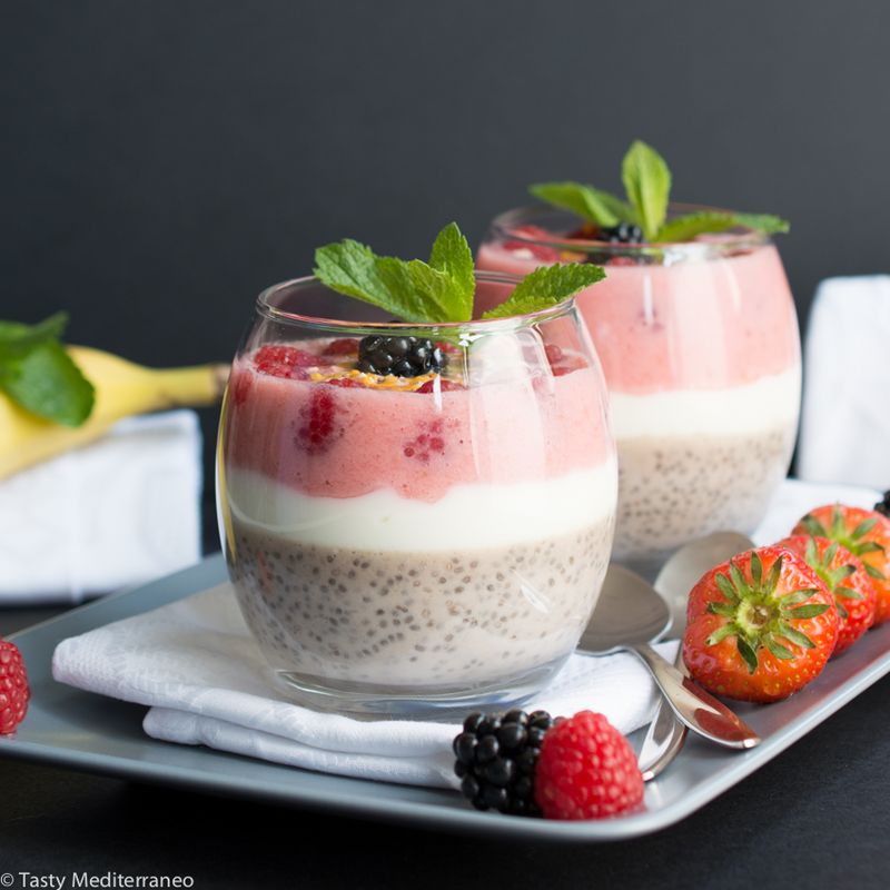 Overnight Chia Pudding Parfait